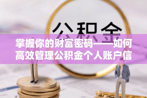 桃园掌握你的财富密码——如何高效管理公积金个人账户信息