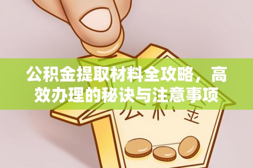 桃园公积金提取材料全攻略，高效办理的秘诀与注意事项