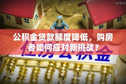 桃园公积金贷款额度降低，购房者如何应对新挑战？