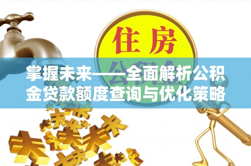 桃园掌握未来——全面解析公积金贷款额度查询与优化策略