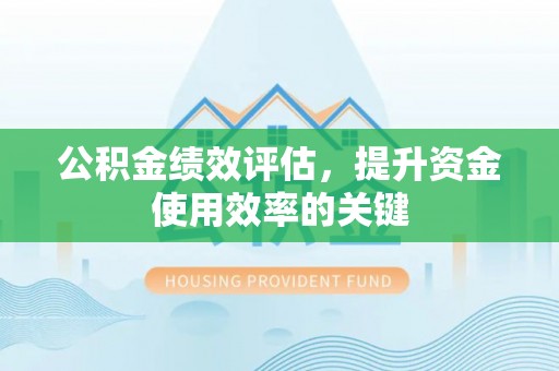 桃园公积金绩效评估，提升资金使用效率的关键