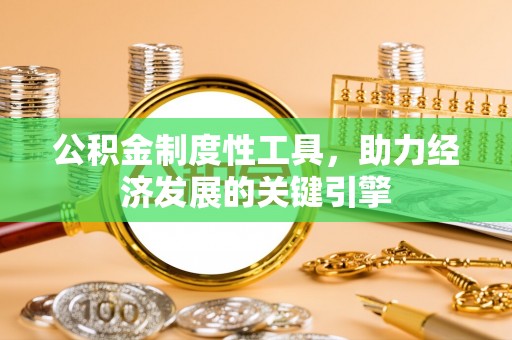 桃园公积金制度性工具，助力经济发展的关键引擎