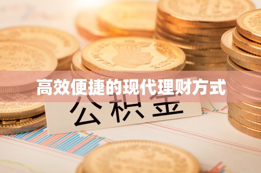 桃园高效便捷的现代理财方式