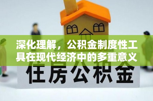 桃园深化理解，公积金制度性工具在现代经济中的多重意义