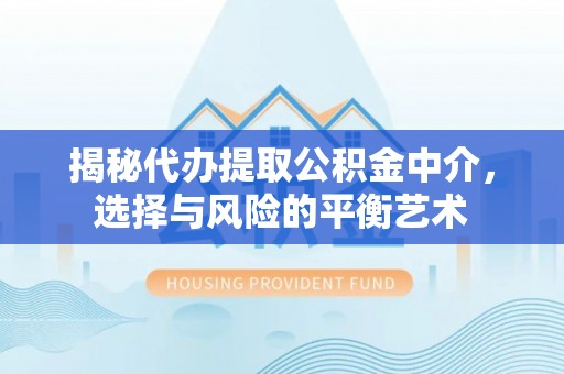 桃园揭秘代办提取公积金中介，选择与风险的平衡艺术
