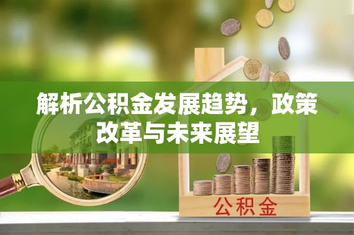 桃园解析公积金发展趋势，政策改革与未来展望
