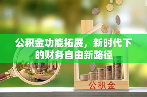 桃园公积金功能拓展，新时代下的财务自由新路径