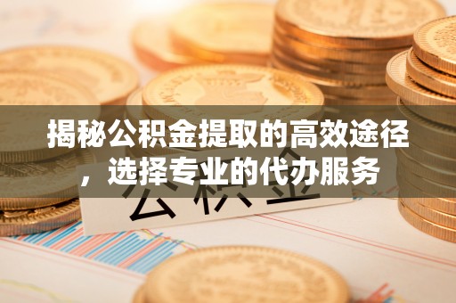 桃园揭秘公积金提取的高效途径，选择专业的代办服务