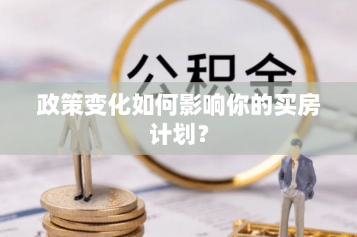 桃园政策变化如何影响你的买房计划？