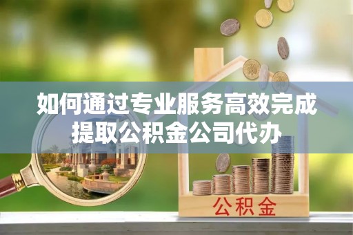 桃园如何通过专业服务高效完成提取公积金公司代办