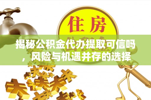 桃园揭秘公积金代办提取可信吗，风险与机遇并存的选择