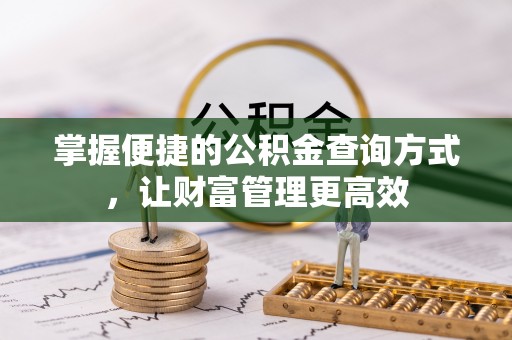 桃园掌握便捷的公积金查询方式，让财富管理更高效