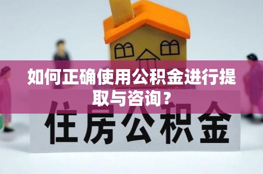 桃园如何正确使用公积金进行提取与咨询？