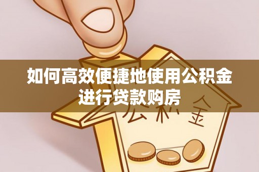 桃园如何高效便捷地使用公积金进行贷款购房