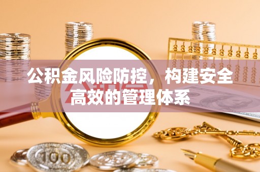 桃园公积金风险防控，构建安全高效的管理体系