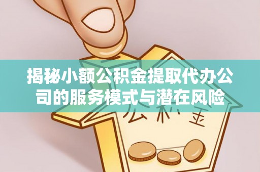 桃园揭秘小额公积金提取代办公司的服务模式与潜在风险