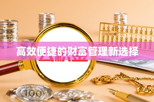 桃园高效便捷的财富管理新选择