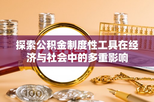 桃园探索公积金制度性工具在经济与社会中的多重影响